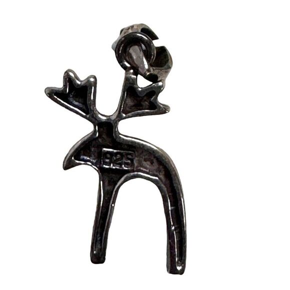 Sterling Silver Moose Charm Pendant Detail Jewelry 925 New Gift Cabin Outdoors - Picture 3 of 4
